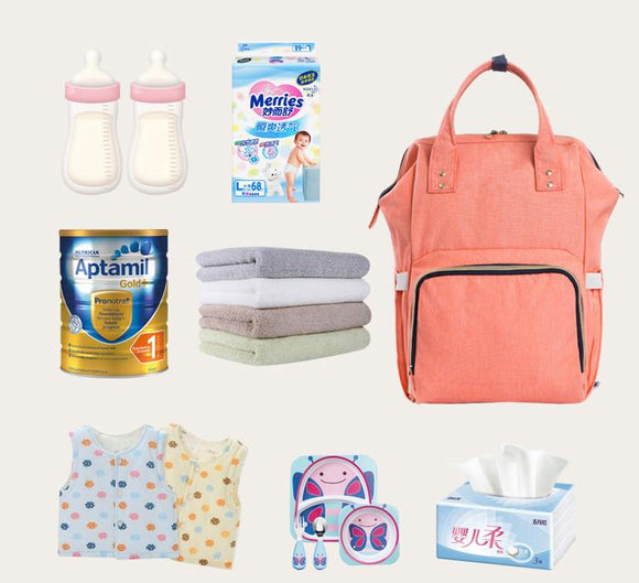 Diaper Bag Multi-Function Waterproof Travel Backpack Nappy Bags