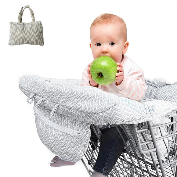 2-in-1 Shopping Cart Cover | High Chair Cover for Baby