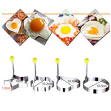 4Pcs/set Stainless Steel Omelette Egg Molds