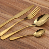 Beautiful Stainless Steel Flatware(4 COLORS CHOICE)