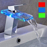 Luxury Temperature sensitive Waterfall Led Faucet