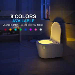 8 Colors LED Toilet Light