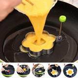 4Pcs/set Stainless Steel Omelette Egg Molds