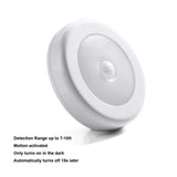 Motion Sensor Light, Cordless Battery-Powered LED Night Light(White - Pack of 3)