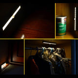 PIR Sensor Portable Wireless Wall Closet Cabinet Night Light/Stairs Light/Underbed Night Light