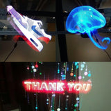 Hologram LED Fan With 3D Holographic Advertising Vision Display