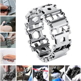 29-in-1 Stainless Steel Multi-Functional Tools Bracelet