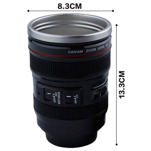 Stainless Camera Lens Mug