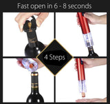 Battery Powered Electric Wine Bottle Opener with Foil Cutter