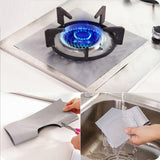 4pcs Stove Protector Reusable Gas Stove Cover