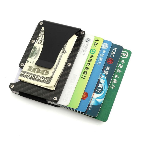 Minimalist Wallets for Men - Slim Cash, ID & Credit Card Holder