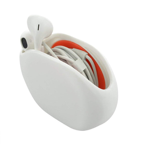 Cord Tangle-Free Portable Manager/Wire Keeper (3PCS/White/Black/Red)