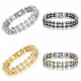Stainless Steel Bike Chain Bracelet