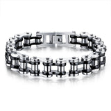 Stainless Steel Bike Chain Bracelet
