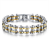 Stainless Steel Bike Chain Bracelet